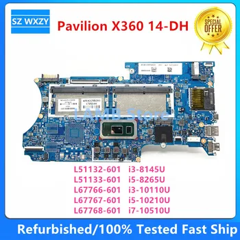 Usado Para Hp Pavilion X360 14M-DH 14-DH Laptop placa-Mãe L51132-601 L51133-601 L67766-601 L67767-601 L67768-601 448.0GG02.0011