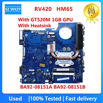Utilizado Para Samsung RV420 Laptop placa-Mãe GT520M 1GB HM65 BA92-08151A BA92-08151B A41-01610A BA41-01608A 100% Testado Navio Rápido
