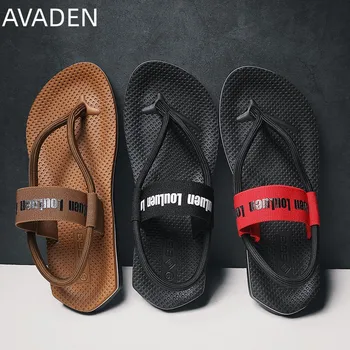 Verão de Moda masculina de Sandálias Dois-usar Flip-flops Praia da Moda de Sapatos Confortável antiderrapante Moda Todos-correspondência Modelos mais vendidos