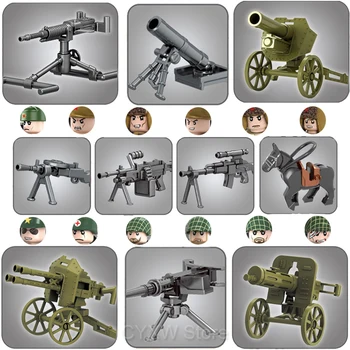 WW2 Militar Soviética Soldado dos EUA Blocos de Construção do Exército da União Figuras Tijolos de Armas Armas de Peças de Mini Brinquedos Para Crianças, Presentes de Natal