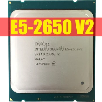 Xeon E5 2650 V2 Processador SR1A8 2.6 GHz 95W Socket LGA 2011 da CPU e5 2650V2 X79 memória DDR3 D3 placa principal Plataforma Para o kit Intel xeon