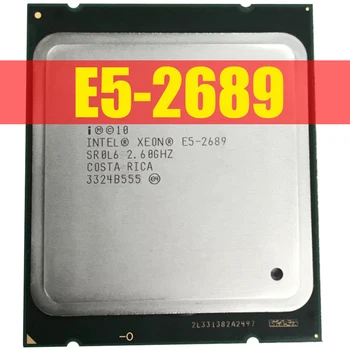 Xeon E5 2689 Processador SR0L6 2.6 GHz 8-Core 115W Socket LGA 2011 da CPU E52689 X79 memória DDR3 D3 placa principal Plataforma Para o kit Intel xeon