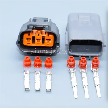 Yierxjwshx 3 Pinos de 2,2 mm 6195-0009 6195-0012 DL 090 Impermeável Conector do Sensor Para a Nissan, Mazda RX8 Bobina de Ignição Soquete