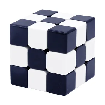 a falta de Branco Velocidade do Cubo 3x3x3 Bolso Cubo Cubo Mágico Quebra-cabeça 3D Fidget Cubo Profissão Cubo de Educação Brinquedo Alívio do Estresse Fidget Brinquedo