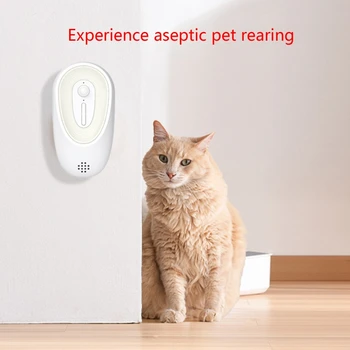 para a Maca de Gato Desodorante Caixa de Maca Desodorante Pet Automática Odor Eliminator com Luzes de LED sem perfume para Sensor Inteligente Removedor