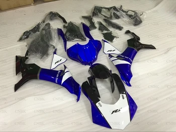 para a YAMAHA YZFR1 2015 - 2017 Carenagens YZF1000 R1 17 Azul Preto Branco Carenagem Kits YZF1000 R1 16 de Moto Carenagem Pintada