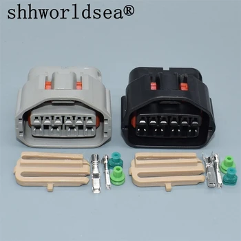 shhworldsea 10 Pinos para caixa de velocidades automática conector de Mudança Automática de Bloqueio de plug conector do Chicote de MG641288-4 7283-8700-30 para o Carnaval